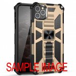 Wholesale Tuff Armor Hybrid Stand Case with Magnetic Plate for LG K22/K22 Plus/K32 (Gold)
